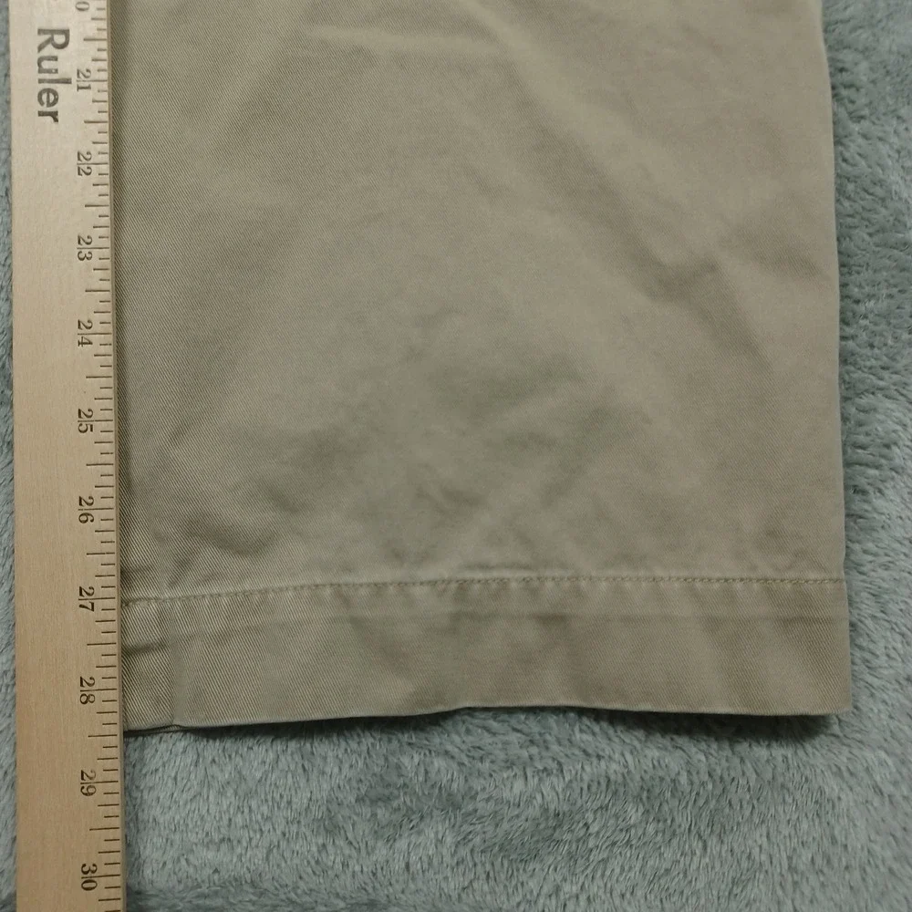 Polo Ralph Lauren Pants Mens 38x29 Brown Andrew Fit Cotton Preppy Chino‎ Pleated